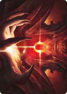 Magic: The Gathering - Art Series: Universes Beyond: The Lord of the Rings: Tales of Middle-earth - Sol Ring Art Card - Special - Normal