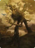 Magic: The Gathering - Art Series: Universes Beyond: The Lord of the Rings: Tales of Middle-earth - Treefolk Token Art Card - Special - Normal