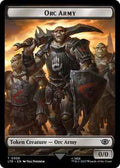 Magic: The Gathering - Universes Beyond: The Lord of the Rings: Tales of Middle-earth - Orc Army (0006) // Food (0009) Double-Sided Token - Token - Foil