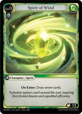 Grand Archive TCG - 2023 Demo Deck - Spirit of Wind - 2 - Normal