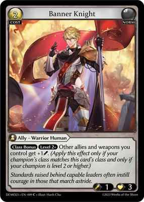 Grand Archive TCG - 2023 Demo Deck - Banner Knight - 9 - Normal