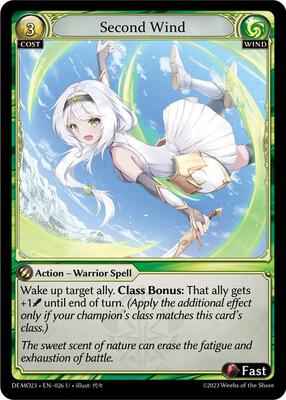 Grand Archive TCG - 2023 Demo Deck - Second Wind - 26 - Normal