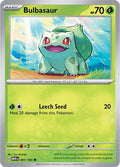 Pokemon SV: Scarlet & Violet 151 Bulbasaur - 001/165 - Anime Card Craze