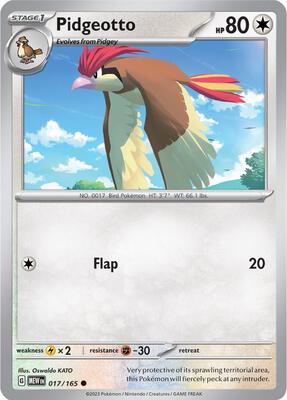 Pokemon - SV: Scarlet & Violet 151 - Pidgeotto - Anime Card Craze