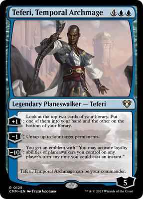 Magic: The Gathering - Commander Masters - Teferi, Temporal Archmage - Normal