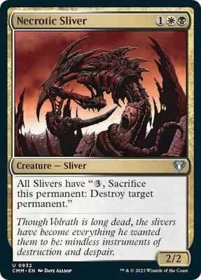 Magic: The Gathering - Commander Masters - Necrotic Sliver - Normal