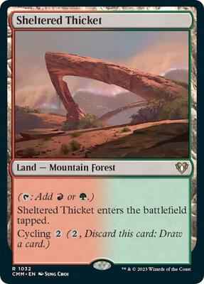 Magic: The Gathering - Commander Masters - Sheltered Thicket - Normal