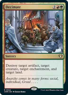 Magic: The Gathering - Commander Masters - Decimate - Normal