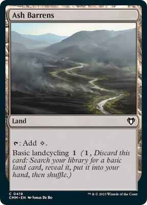 Magic: The Gathering - Commander Masters - Ash Barrens - Normal