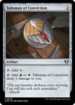 Magic: The Gathering - Commander Masters - Talisman of Conviction - Normal