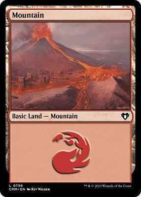 Magic: The Gathering - Commander Masters - Mountain (0796) - Normal