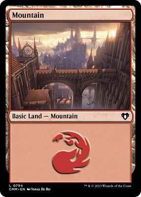 Magic: The Gathering - Commander Masters - Mountain (0794) - Normal