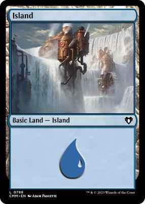 Magic: The Gathering - Commander Masters - Island (0788) - Normal