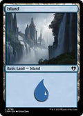Magic: The Gathering - Commander Masters - Island (0790) - Normal