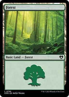 Magic: The Gathering - Commander Masters - Forest (0799) - Normal