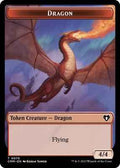 Magic: The Gathering - Commander Masters - Dragon // Kor Ally Double-Sided Token - Normal