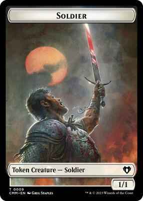 Magic: The Gathering - Commander Masters - Soldier // Ogre Double-Sided Token - Normal