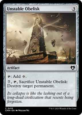 Magic: The Gathering - Commander Masters - Unstable Obelisk - Normal