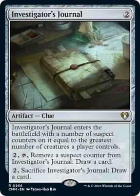 Magic: The Gathering - Commander Masters - Investigator's Journal - Normal