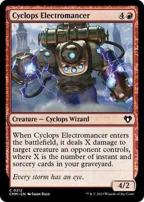 Magic: The Gathering - Commander Masters - Cyclops Electromancer - Normal