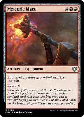 Magic: The Gathering - Commander Masters - Meteoric Mace - Normal