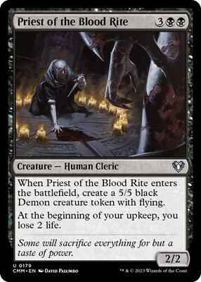 Magic: The Gathering - Commander Masters - Priest of the Blood Rite - Normal