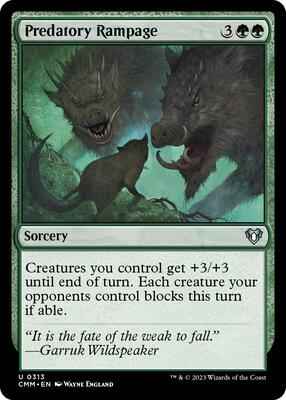 Magic: The Gathering - Commander Masters - Predatory Rampage - Foil
