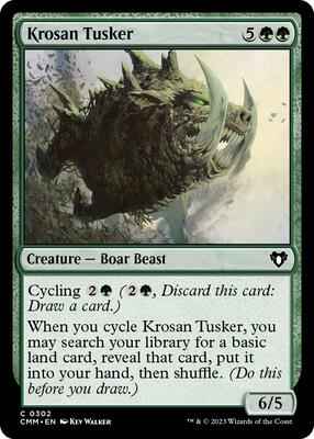 Magic: The Gathering - Commander Masters - Krosan Tusker - Normal