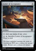 Magic: The Gathering - Commander Masters - Letter of Acceptance - Normal
