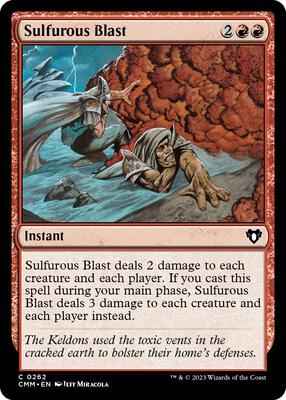 Magic: The Gathering - Commander Masters - Sulfurous Blast - Normal