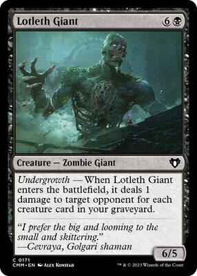 Magic: The Gathering - Commander Masters - Lotleth Giant - Normal