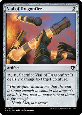 Magic: The Gathering - Commander Masters - Vial of Dragonfire - Normal