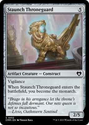 Magic: The Gathering - Commander Masters - Staunch Throneguard - Normal