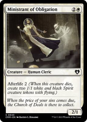 Magic: The Gathering - Commander Masters - Ministrant of Obligation - Normal