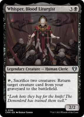Magic: The Gathering - Commander Masters - Whisper, Blood Liturgist - Normal
