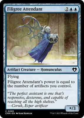 Magic: The Gathering - Commander Masters - Filigree Attendant - Normal