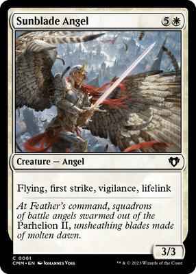 Magic: The Gathering - Commander Masters - Sunblade Angel - Normal