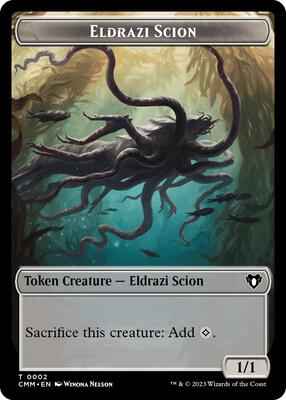 Magic: The Gathering - Commander Masters - Eldrazi Scion // Satyr Double-Sided Token - Normal