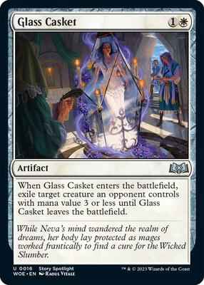 Magic: The Gathering - Wilds of Eldraine - Glass Casket - Uncommon – 16 - Normal