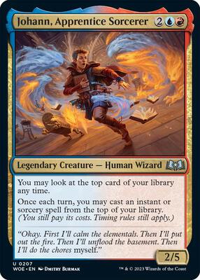 Magic: The Gathering - Wilds of Eldraine - Johann, Apprentice Sorcerer - Normal - Anime Card Craze