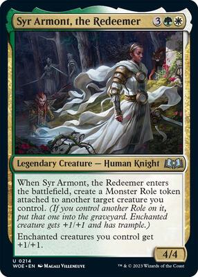 Magic: The Gathering - Wilds of Eldraine - Syr Armont, the Redeemer - Foil - Anime Card Craze