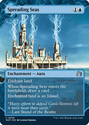 Magic: The Gathering - Wilds of Eldraine: Enchanting Tales - Spreading Seas - Normal - Anime Card Craze