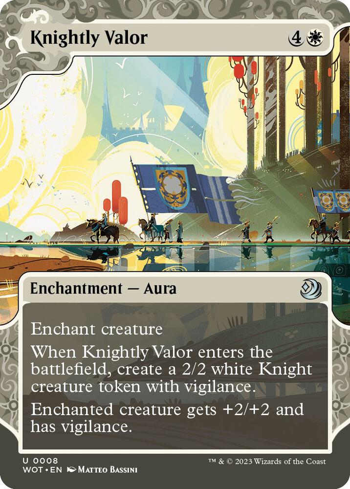 Magic: The Gathering - Wilds of Eldraine: Enchanting Tales - Knightly Valor - Foil