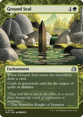 Magic: The Gathering - Wilds of Eldraine: Enchanting Tales - Ground Seal - Foil - Anime Card Craze