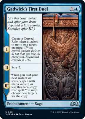Magic: The Gathering - Wilds of Eldraine - Gadwick's First Duel - Uncommon – 51 - Foil