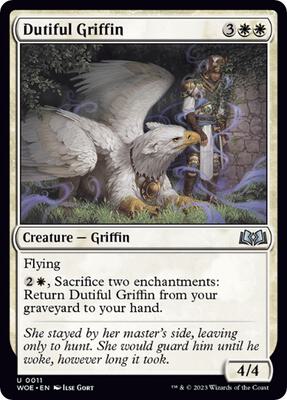 Magic: The Gathering - Wilds of Eldraine - Dutiful Griffin - Normal - Anime Card Craze
