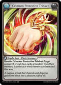 Grand Archive TCG - Fractured Crown - Crimson Protective Trinket - 6 - Normal