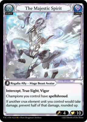 Grand Archive TCG - Fractured Crown - The Majestic Spirit - 23 - Normal