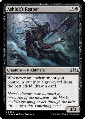 Magic: The Gathering - Wilds of Eldraine - Ashiok's Reaper - Foil - Anime Card Craze