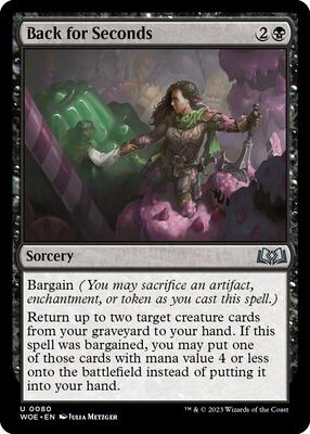 Magic: The Gathering - Wilds of Eldraine - Back for Seconds - Foil - Anime Card Craze